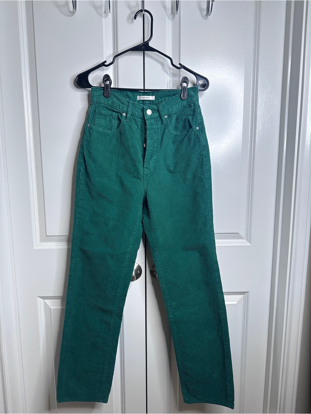 PacSun Teal Straight-Leg Corduroy Jeans